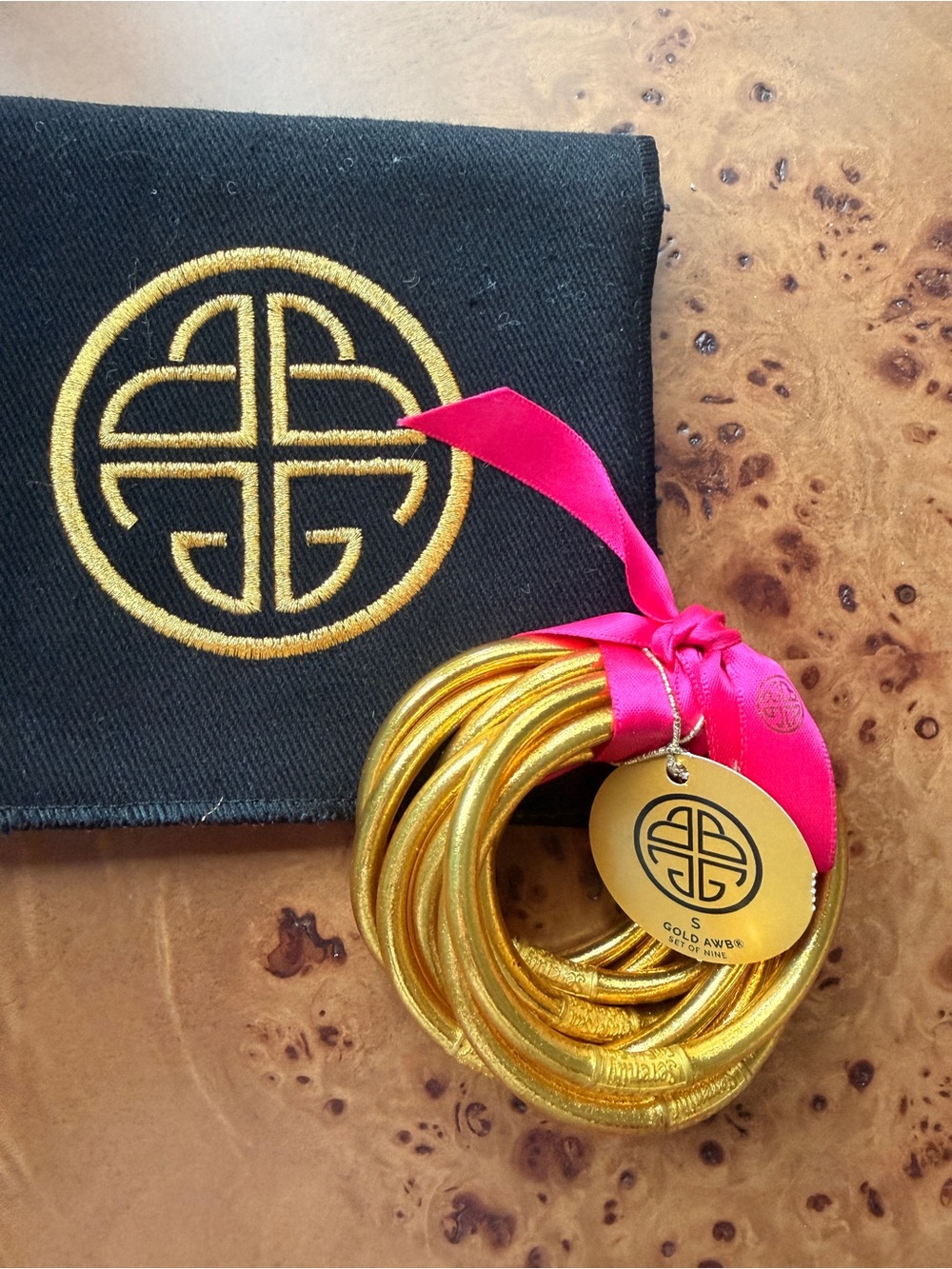 BuddhaGirl Gold Bangle Set